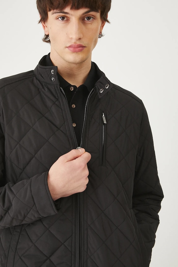 Kurtka męska pikowana kolor czarny czarny RS25-KUM310