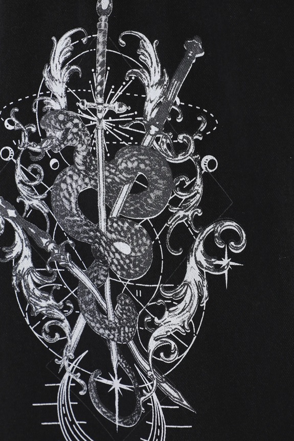 Kurtka jeansowa bawełniana męska z kapturem kolor czarny RS25.KUM400 czarny