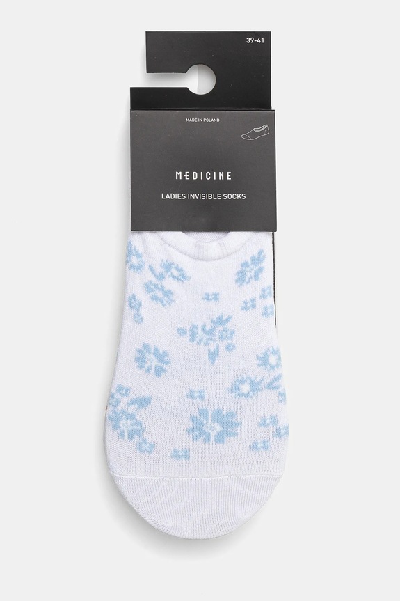 Oblečenie Bavlnené ponožky dámske s kvetinovým vzorom (3-pack) viac farieb RS25.LGD508 viacfarebná