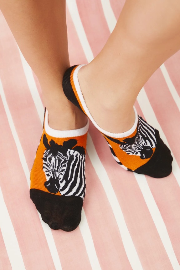 Bavlněné ponožky dámské se zvířecím motivem (3-pack) více barev krátké ponožky vícebarevná RS25-LGD602
