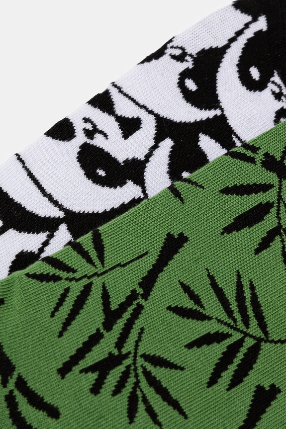 Bavlnené ponožky dámske s motívom pandy (2-pack) viac farieb RS25.LGD621 viacfarebná RS25