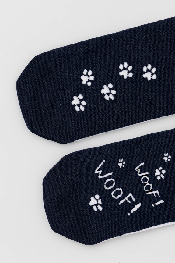 Skarpetki bawełniane damskie w psy (2-pack) kolor multicolor RS25-LGD701 multicolor RS25