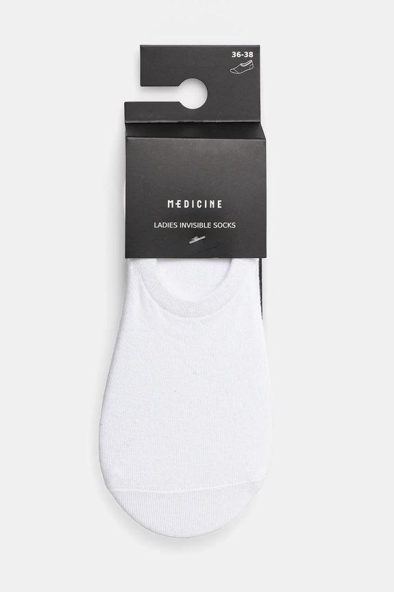 Ρούχα Κάλτσες Medicine 3-pack RS25-LGD808 λευκό