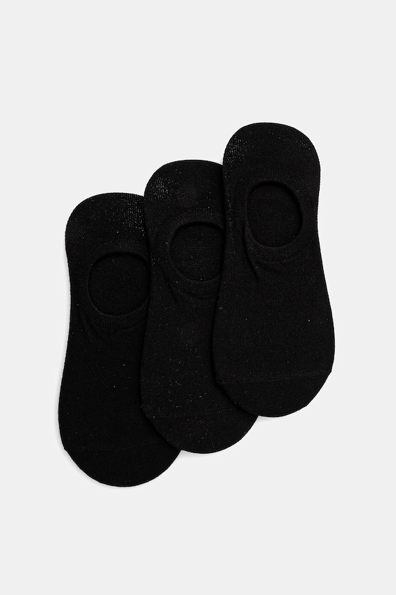 Skarpetki damskie gładkie z modalem (3-pack) kolor czarny skarpetki krótkie czarny RS25-LGD810