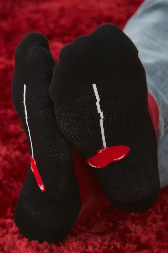 Bavlnené ponožky s motívom srdca (2-pack) viac farieb RS25.LGM215