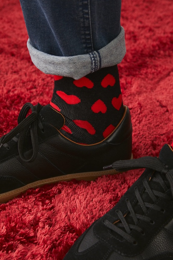 Bavlnené ponožky s motívom srdca (2-pack) viac farieb RS25.LGM215