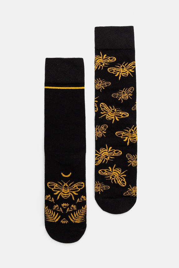 Bavlnené ponožky pánske s motívom včiel (2-pack) viac farieb dlhé ponožky viacfarebná RS25-LGM408