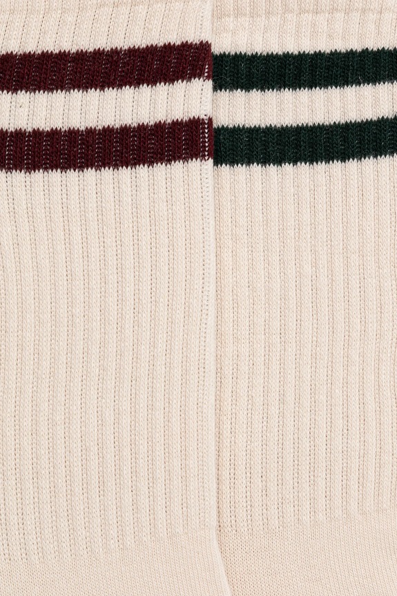 Oblečenie Bavlnené ponožky pánske s pruhmi (2-pack) viac farieb RS25-LGM414 viacfarebná