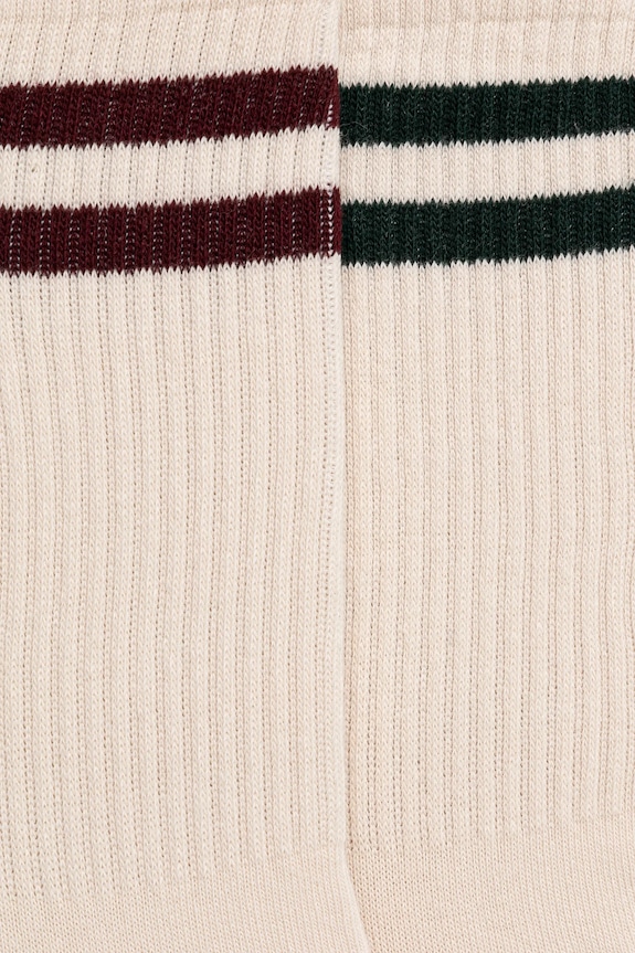 Oblečenie Bavlnené ponožky pánske s pruhmi (2-pack) viac farieb RS25-LGM414 viacfarebná