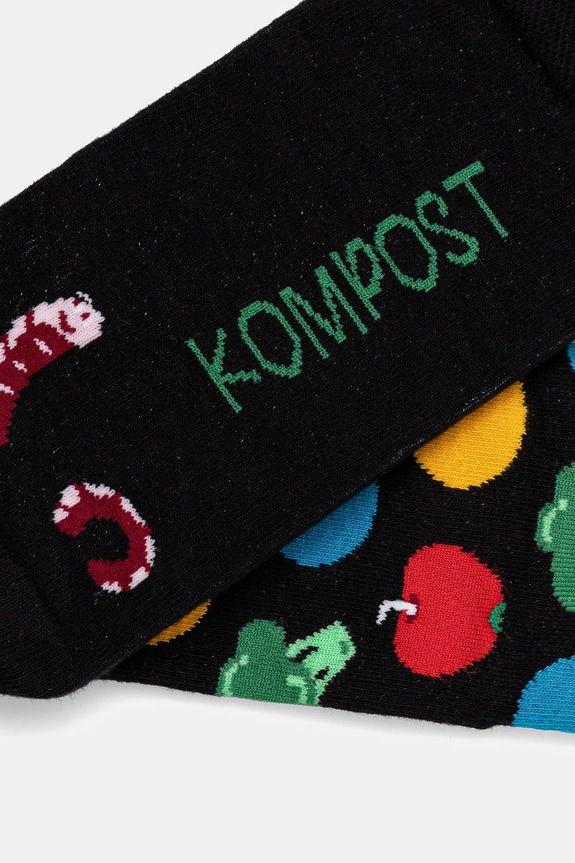 Skarpetki bawełniane męskie wzorzyste (2-pack) kolor multicolor RS25.LGM507 multicolor RS25