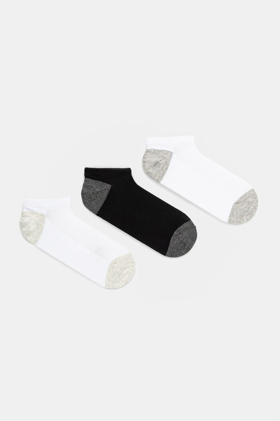 Skarpetki bawełniane męskie (3-pack) kolor multicolor skarpetki krótkie multicolor RS25-LGM616