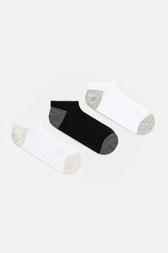 Skarpetki bawełniane męskie (3-pack) kolor multicolor skarpetki krótkie multicolor RS25-LGM616