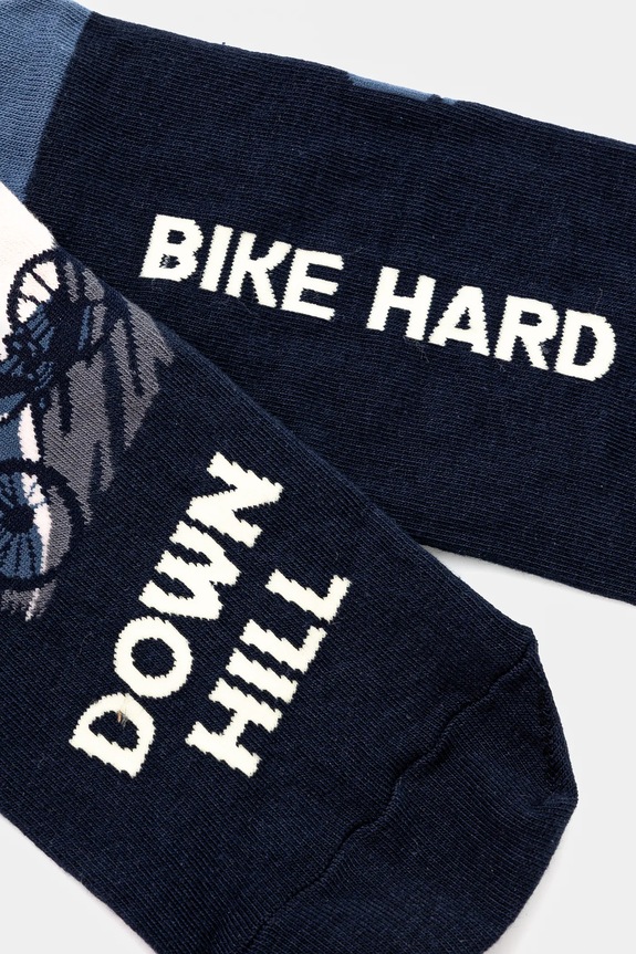 Skarpetki bawełniane męskie wzorzyste (2-pack) kolor multicolor RS25-LGM705 multicolor RS25