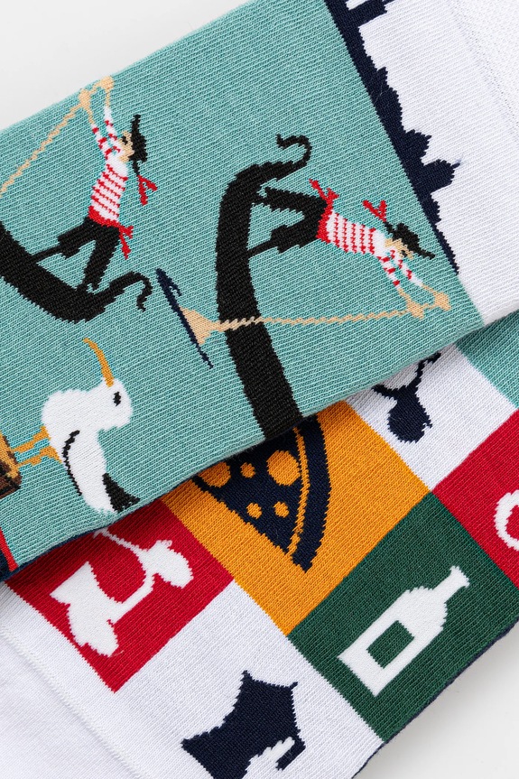 Bombažne nogavice Medicine 2-pack RS25-LGM900 pisana RS25