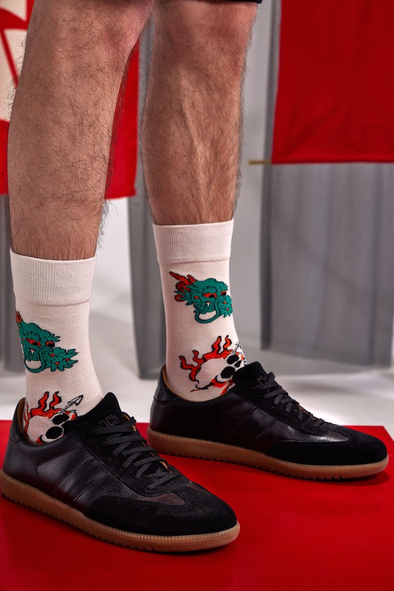 Pamučne čarape Medicine 2-pack visoke čarape šarena RS25-LGMC00