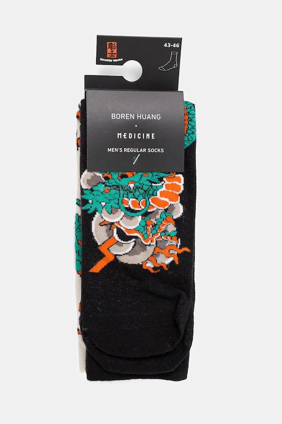 Medicine pamut zokni 2 pár többszínű RS25-LGMC00