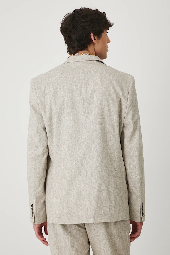 Îmbrăcăminte Medicine blazer din amestec de in RS25-MKM821 maro