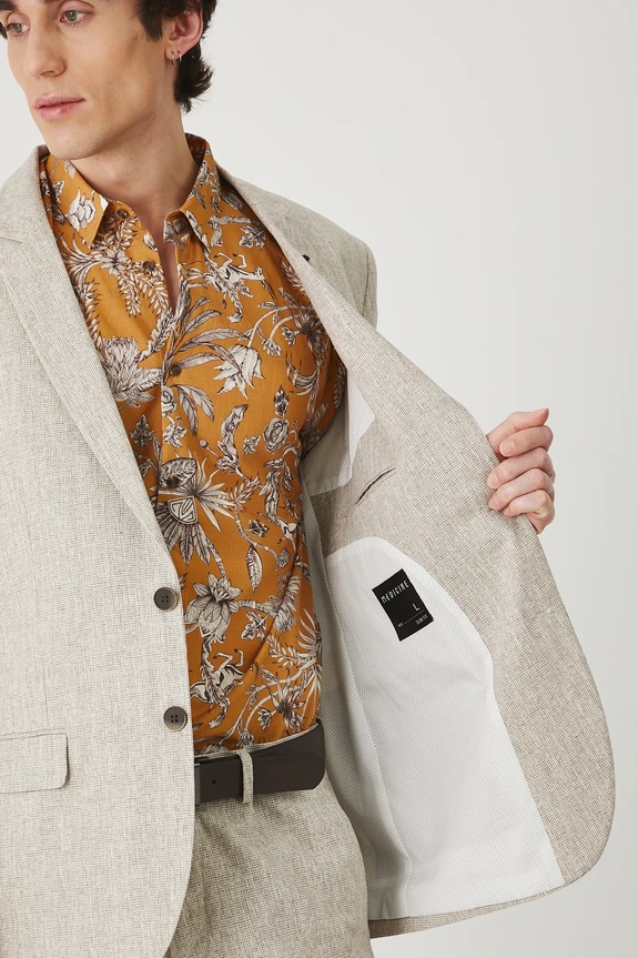 Medicine blazer din amestec de in RS25-MKM821