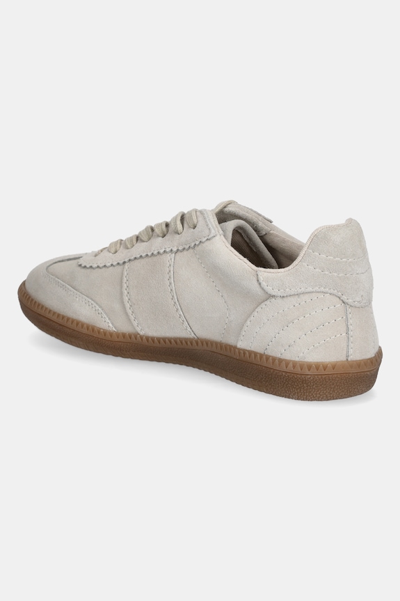 Semišové tenisky dámské béžová barva béžová RS25-OBD300