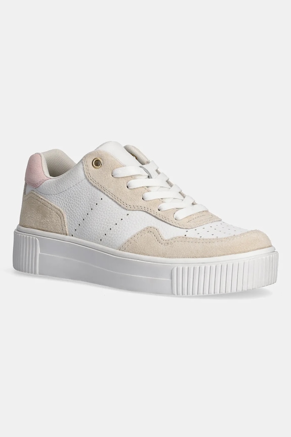Medicine sneakers in pelle platform bianco RS25-OBD303