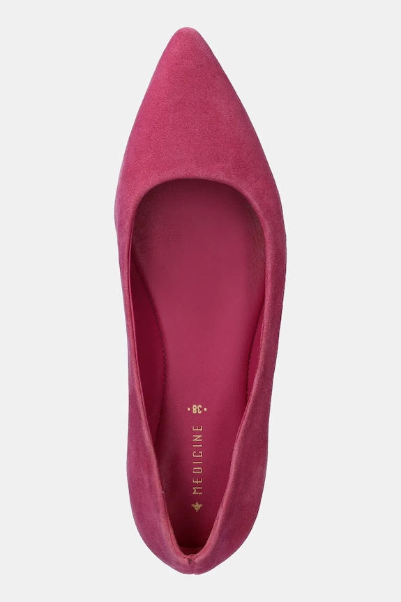 Μπαλαρίνες σουέτ Medicine RS25-OBD307 ροζ