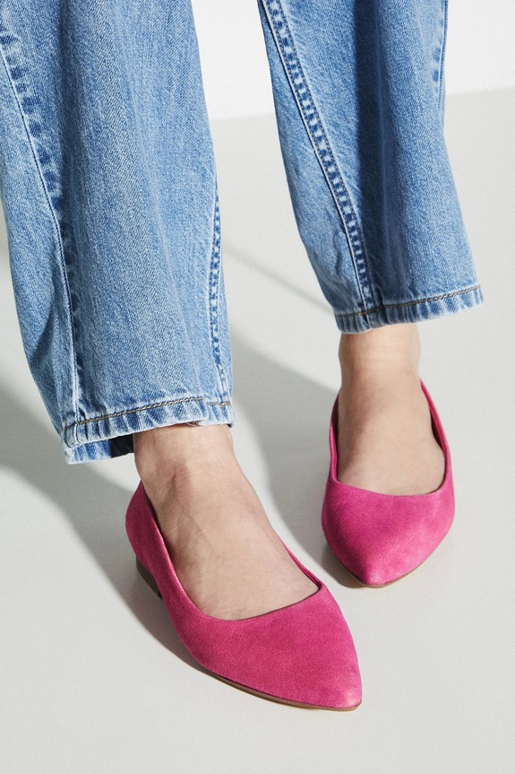 Μπαλαρίνες σουέτ Medicine ροζ RS25-OBD307