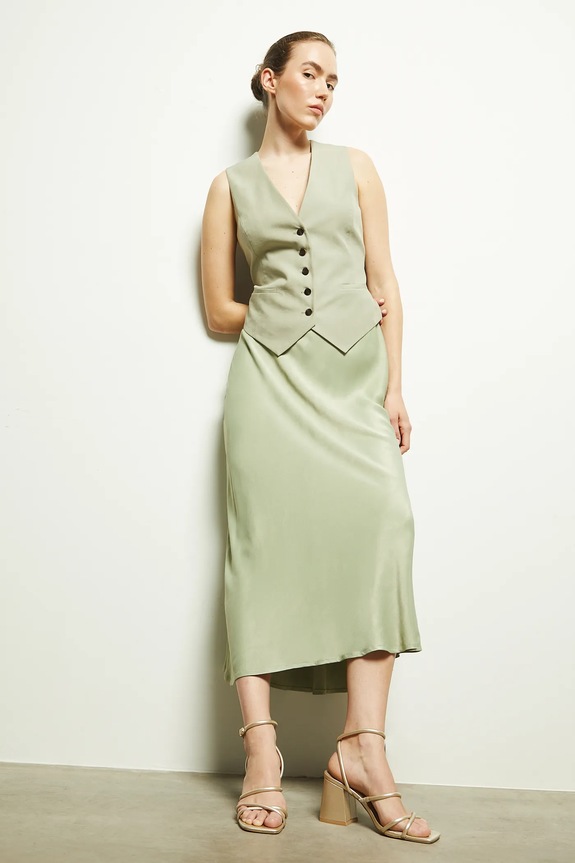 Sandali Medicine Imitacija zrnatega usnja zlata RS25-OBD721