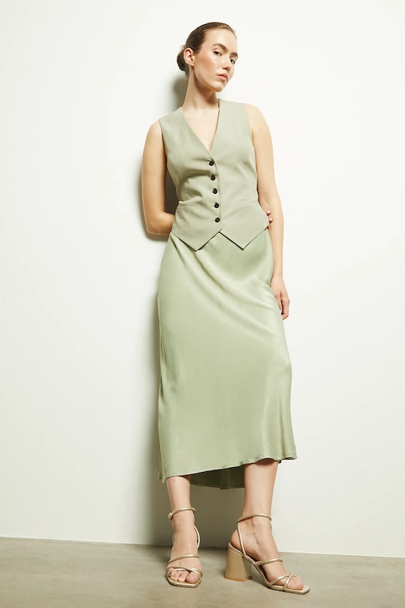 Sandali Medicine Imitacija zrnatega usnja zlata RS25-OBD721