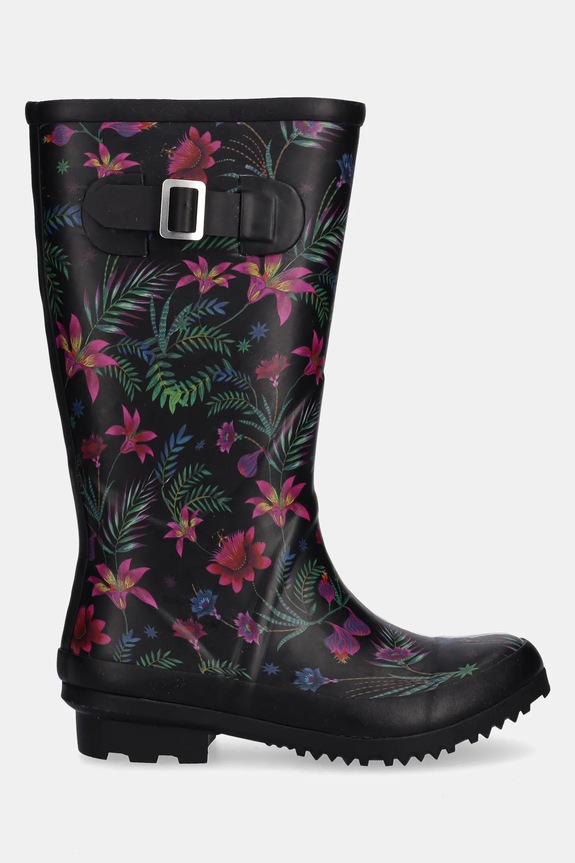 Obuv Gumáky vzorované čierna farba RS25-OBDA10 čierna