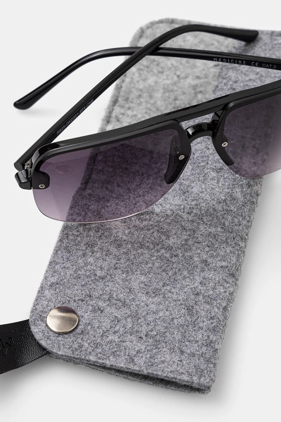 Okulary przeciwsłoneczne damskie kolor czarny czarny RS25-OKD301