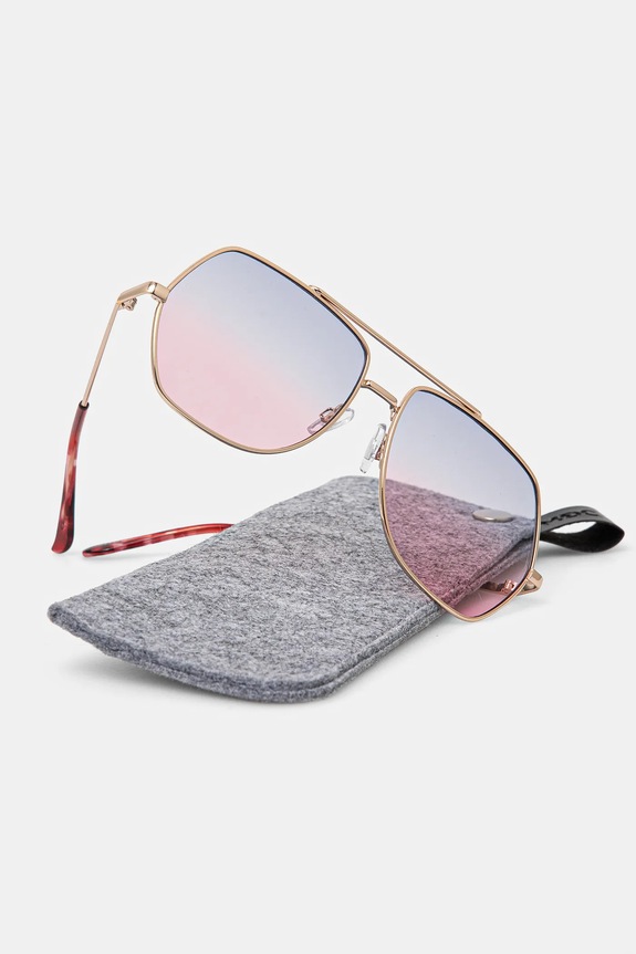 Okulary przeciwsłoneczne damskie kolor różowy różowy RS25-OKD700