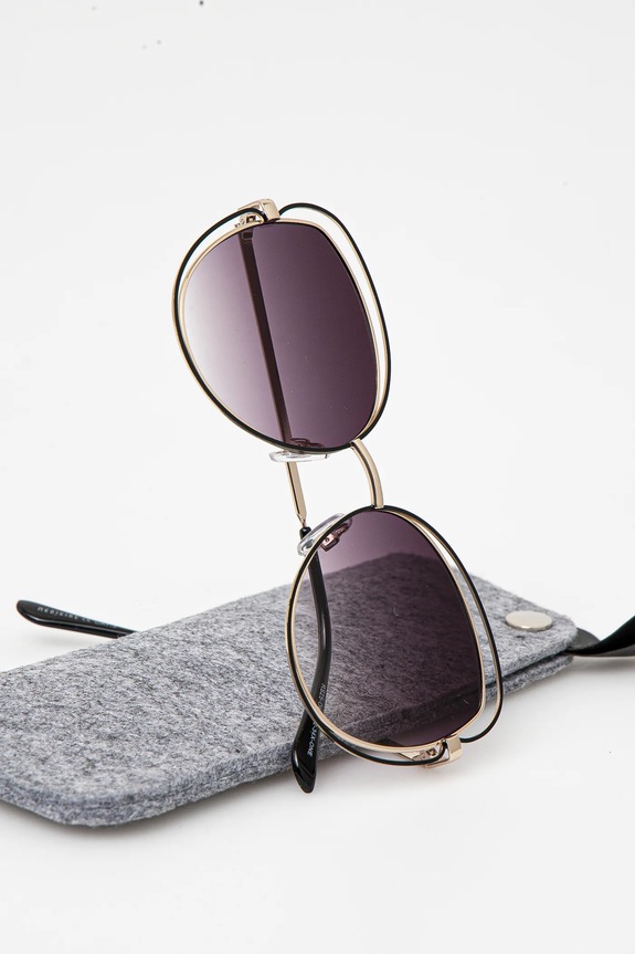 Okulary przeciwsłoneczne damskie kolor różowy różowy RS25-OKD702