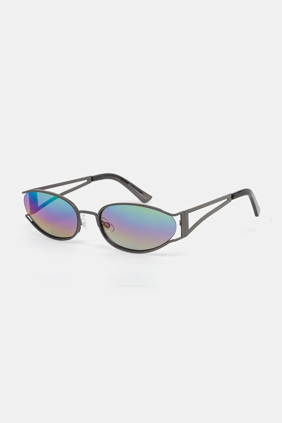 Okulary przeciwsłoneczne damskie z powłoką Revo kolor multicolor gradientowa multicolor RS25-OKD909