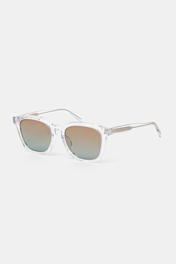 Okulary przeciwsłoneczne męskie z acetatu z polaryzacją kolor multicolor gradientowa multicolor RS25-OKM701
