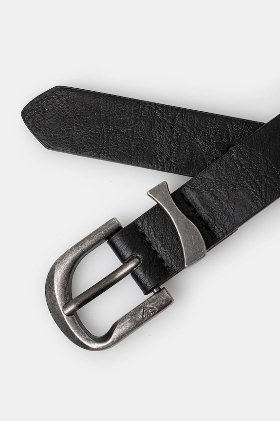 Pasek damski z imitacji skóry kolor czarny RS25.PAD509 czarny RS25