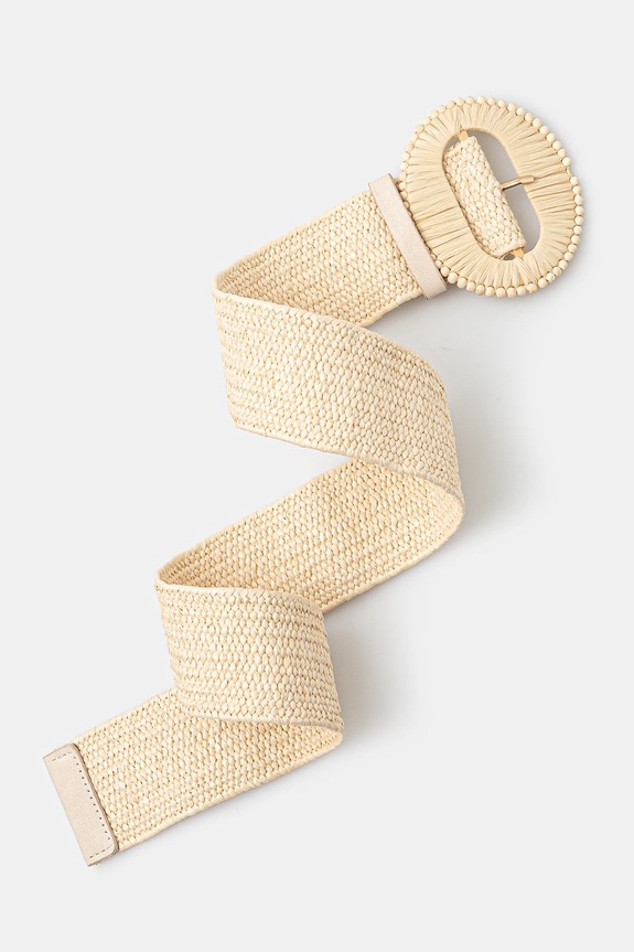 Opasok dámsky pletené béžová farba RS25-PAD703 béžová RS25