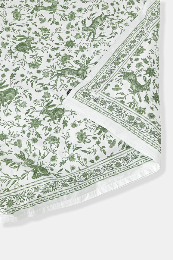 Sada bavlnených obliečok vzorované 160 x 200 cm zelená farba zelená RS25.PCU500