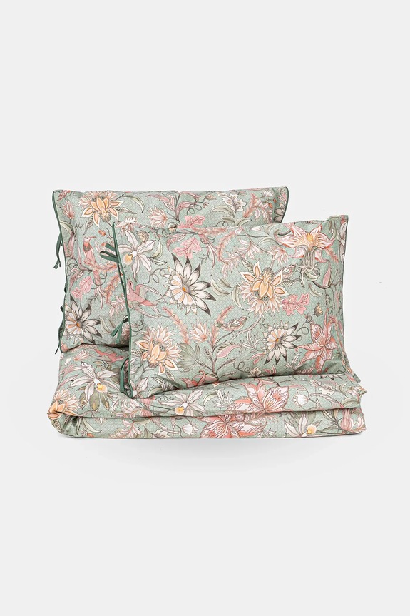 Komplet pościeli bawełnianej wzorzystej 160 x 200 cm kolor multicolor multicolor RS25-PCU503