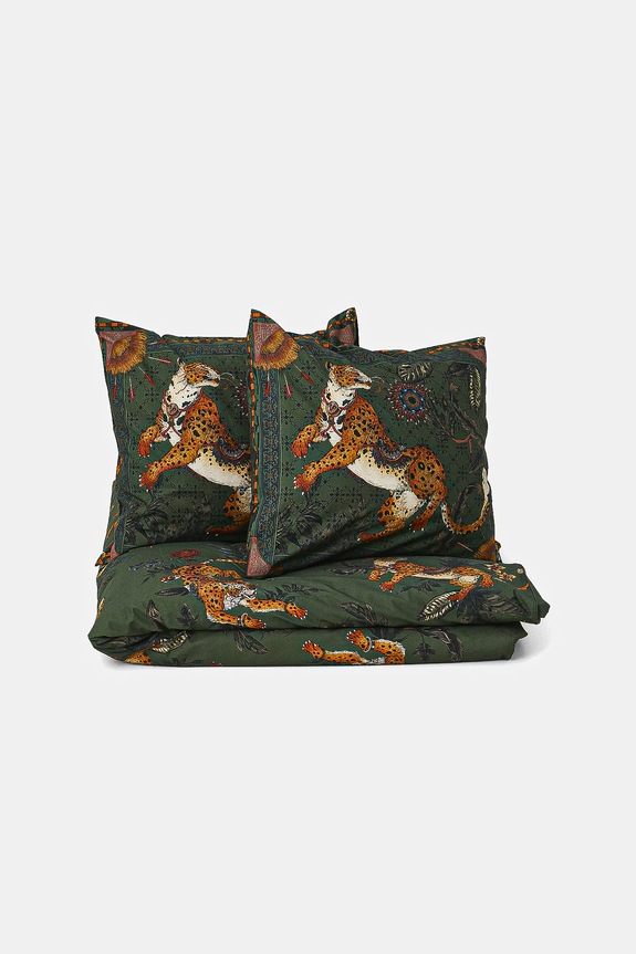 Sypialnia Komplet pościeli bawełnianej wzorzystej 160 x 200 cm kolor multicolor RS25.PCU800 multicolor