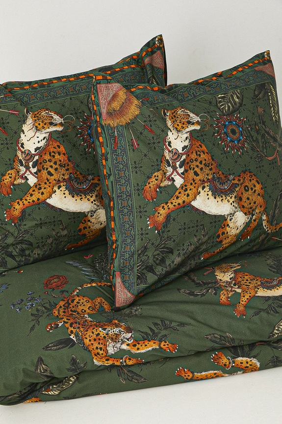 Komplet pościeli bawełnianej wzorzystej 160 x 200 cm kolor multicolor multicolor RS25.PCU800