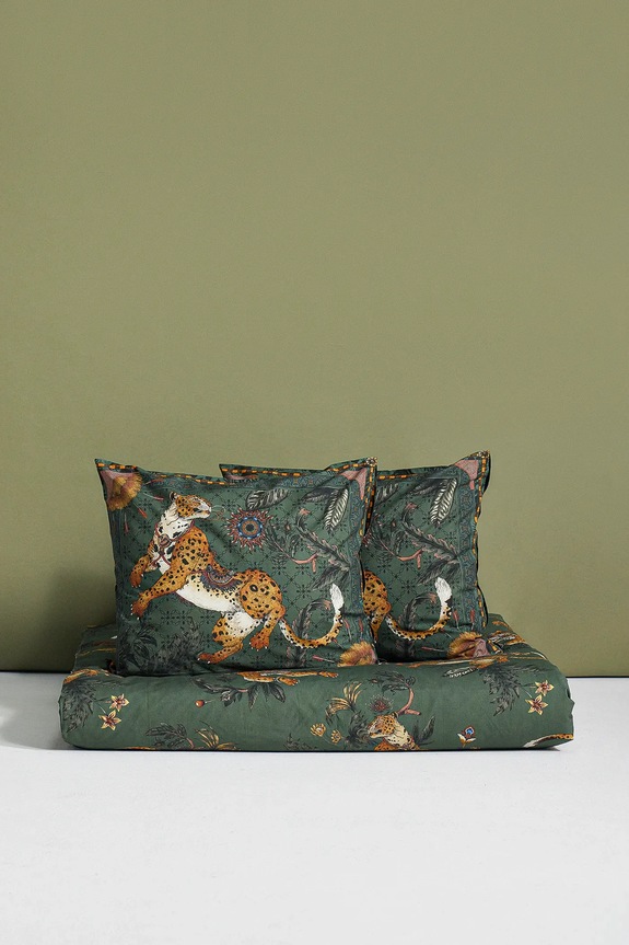 Komplet pościeli bawełnianej wzorzystej 200 x 200 cm kolor multicolor RS25-PCU801 multicolor RS25