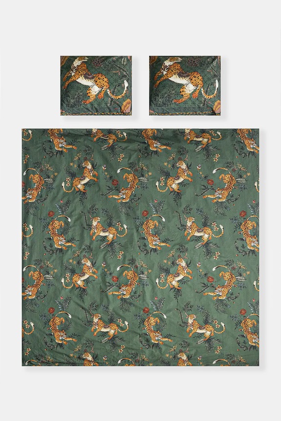 Sypialnia Komplet pościeli bawełnianej wzorzystej 200 x 200 cm kolor multicolor RS25-PCU801 multicolor