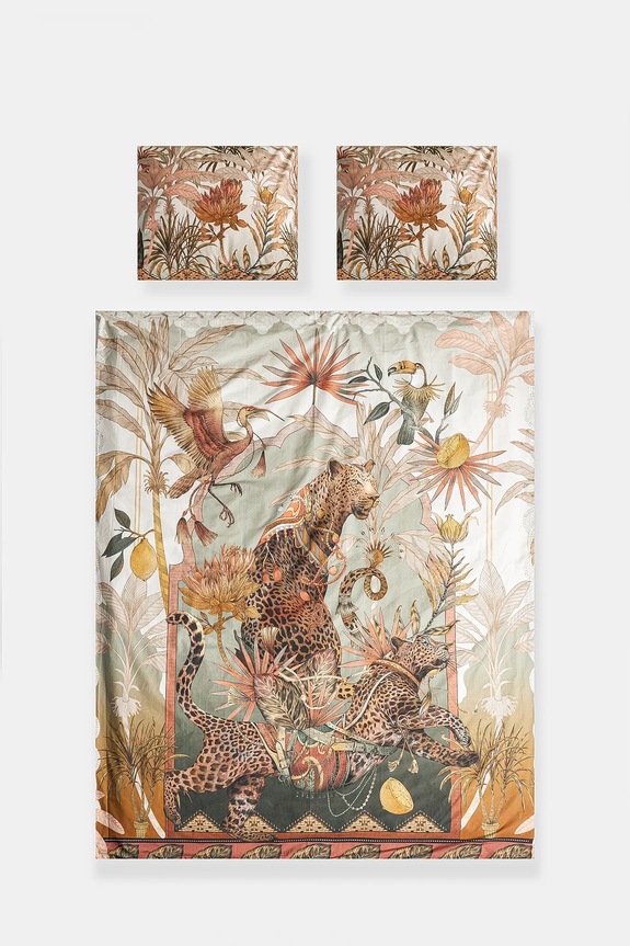 Spálňa Sada bavlnených obliečok vzorované 160 x 200 cm viac farieb RS25.PCU802 viacfarebná