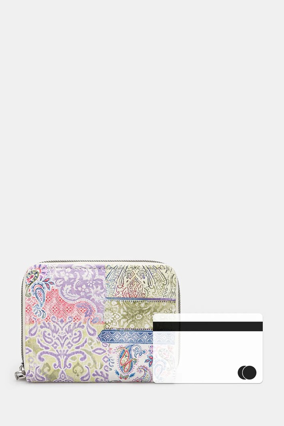 Portfel damski z imitacji skóry kolor multicolor multicolor RS25-PFD503