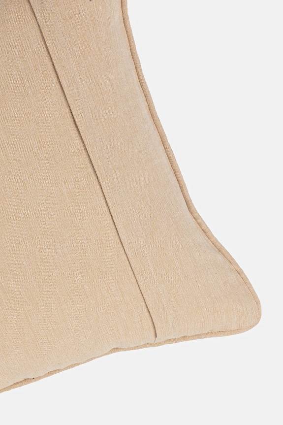 Spálňa Dekoratívna obliečka na vankúš s ozdobnou aplikáciou 45 x 45 cm béžová farba RS25-PSU518 béžová