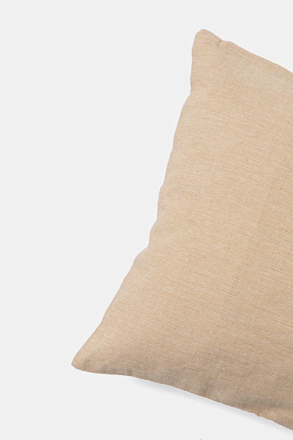 Sypialnia Poszewka dekoracyjna na poduszkę z ozdobną aplikacją 35 x 50 cm kolor beżowy RS25.PSU519 beżowy