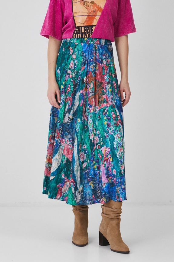 Spódnica damska maxi z kolekcji Eviva L'arte kolor multicolor RS25.SDD252 multicolor RS25