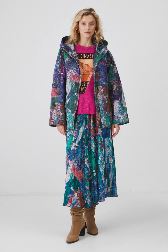 Odzież Spódnica damska maxi z kolekcji Eviva L'arte kolor multicolor RS25.SDD252 multicolor
