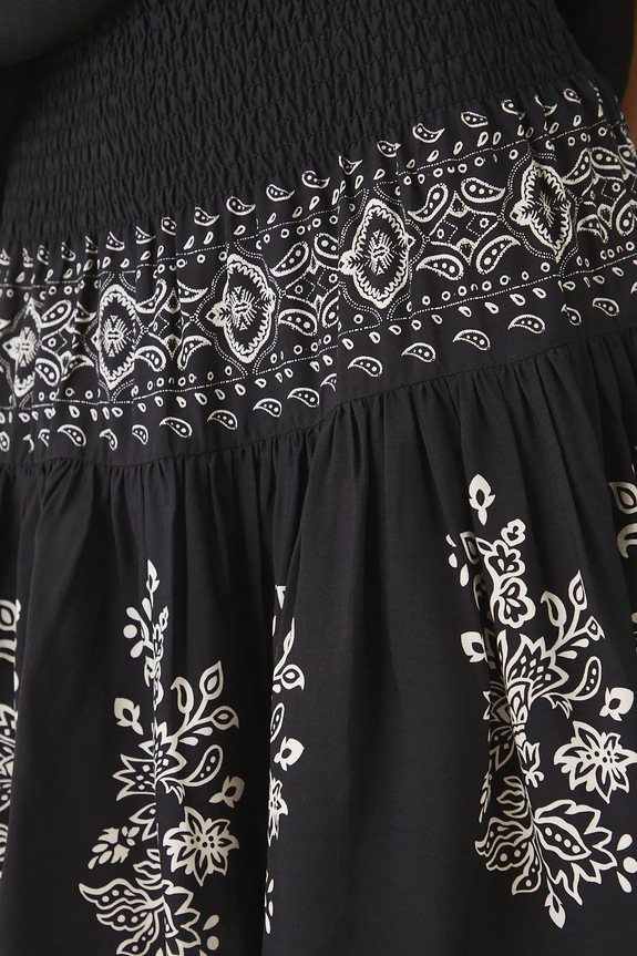 Spódnica damska mini z wiskozy kolor czarny czarny RS25-SDDB00