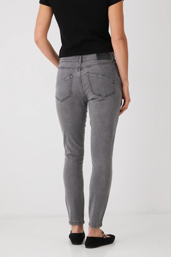 Oblečenie Rifle dámske skinny šedá farba RS25.SJD021 sivá